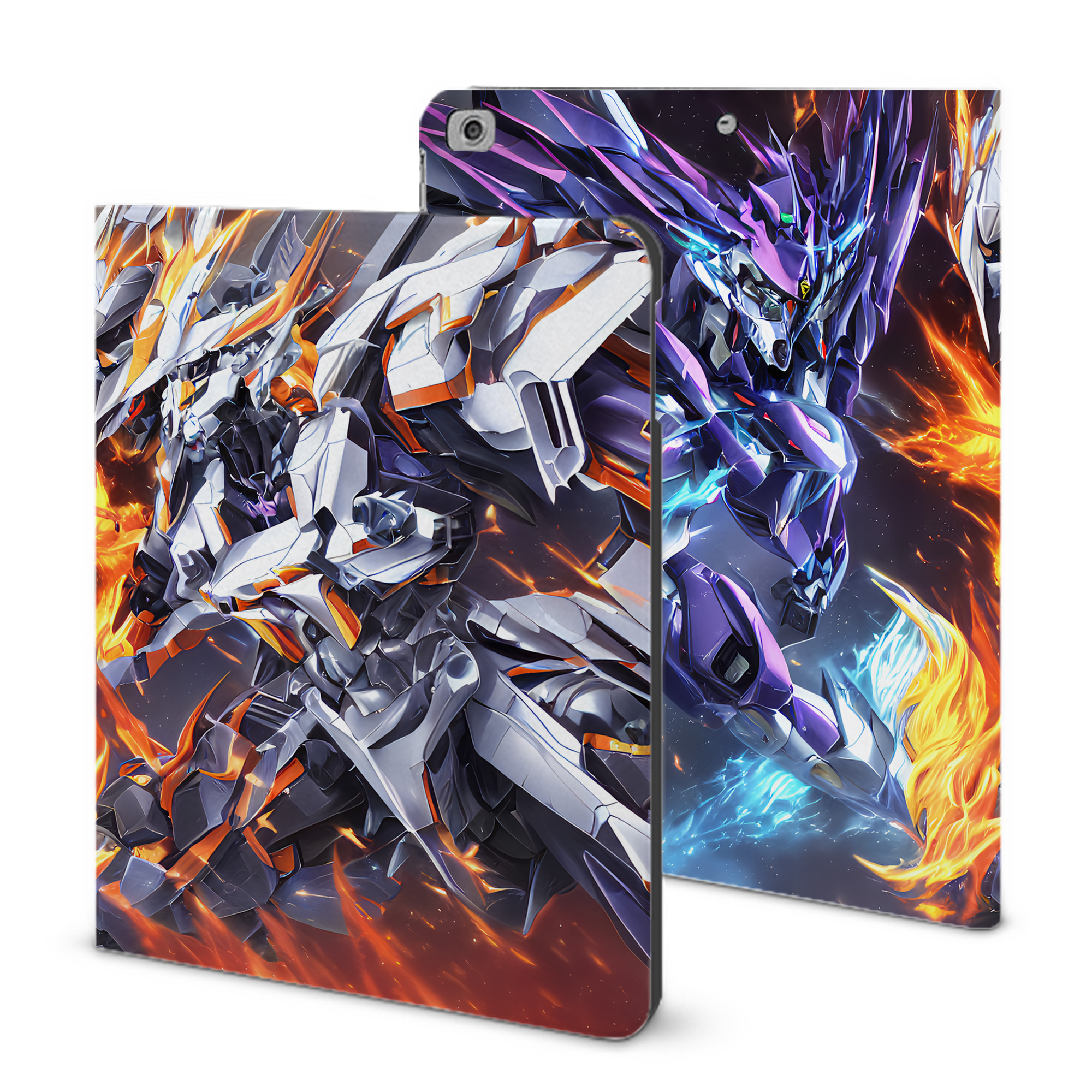 （画像用） EVA 新世紀エヴァンゲリオン IPad ケース ブック型 PUレザー TPU 耐衝撃 軽量 薄型 ペン収納なし 全面保護 IPad 各モデル対応